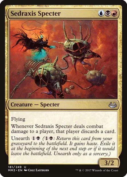 Sedraxis Specter, Magic card MM3 181 — Modern Masters 2017 set