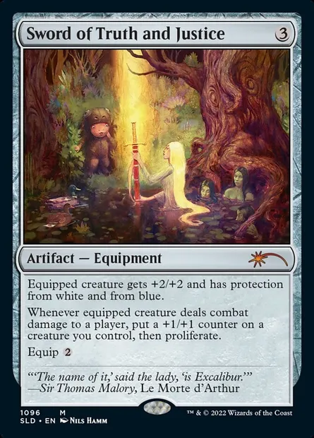 Sword of Truth and Justice, Magic card SLD 1096 — Secret Lair Drop set