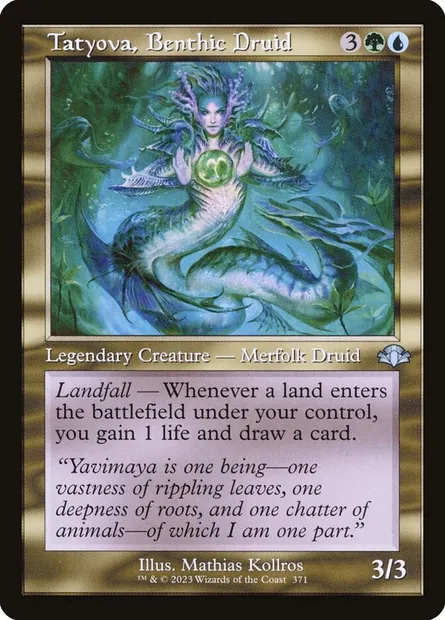 Tatyova, Benthic Druid, Magic card DMR 371 — Dominaria Remastered set