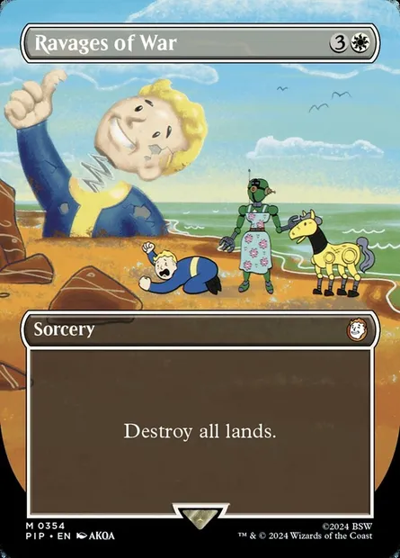 Ravages of War, Magic card PIP 354 — Fallout set