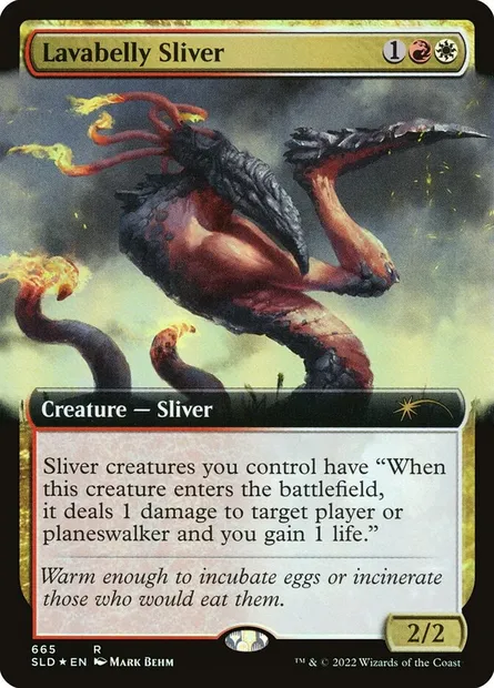 Lavabelly Sliver, Magic card SLD 665 — Secret Lair Drop set