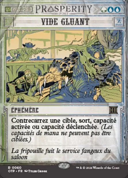 Vide gluant, carte Magic OTP 60 — extension Breaking News