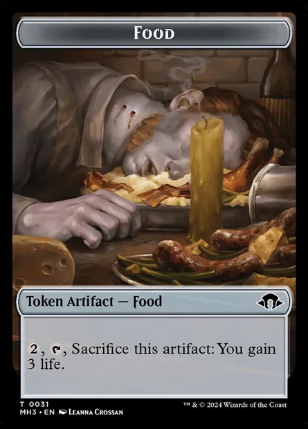 Food, carte Magic TMH3 31 — extension Modern Horizons 3 Tokens