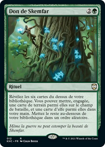 Don de Skemfar, carte Magic KHC 12 — extension Kaldheim Commander