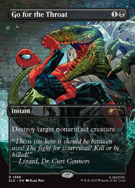Go for the Throat, Magic card SLD 1986 — Secret Lair Drop set