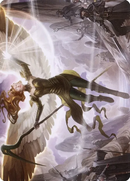 Sigarda's Splendor // Sigarda's Splendor, Magic card AMID 19 — Midnight Hunt Art Series set
