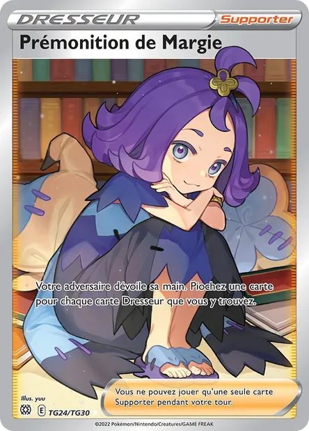 Prémonition de Margie, carte Pokémon BRS TG24 — extension Stars Étincelantes