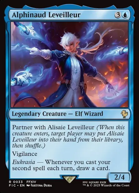 Alphinaud Leveilleur, Magic card FIC 33 — Final Fantasy Commander set