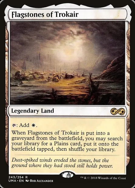 Dalles de Trokair, carte Magic UMA 243 — extension Ultimate Masters