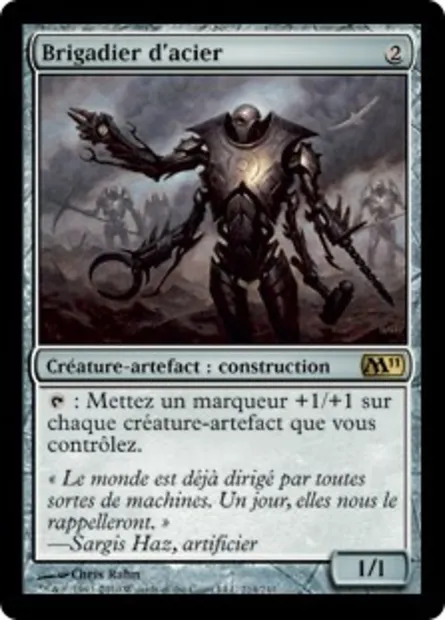 Brigadier d'acier, carte Magic M11 214 — extension Magic 2011