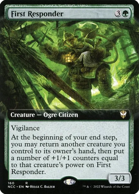 First Responder, Magic card NCC 160 — New Capenna Commander set