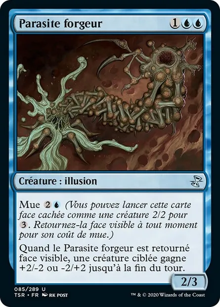 Parasite forgeur, carte Magic TSR 85 — extension Spirale Temporelle Remastered