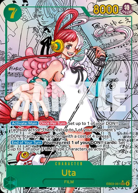 Uta, One Piece card EB03-061 — ONE PIECE HEROINES EDITION set