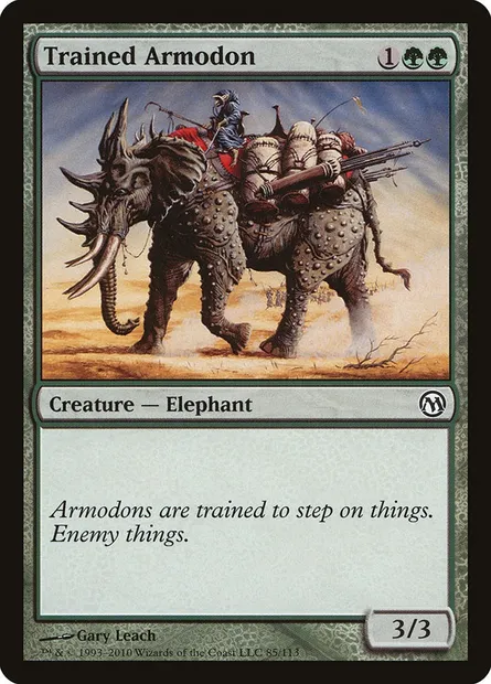 Armodon dressé, carte Magic DPA 85 — extension Duels of the Planeswalkers
