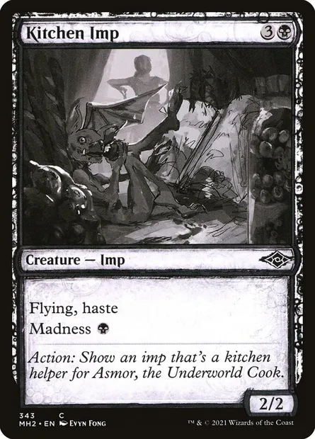 Kitchen Imp, Magic card MH2 343 — Modern Horizons 2 set
