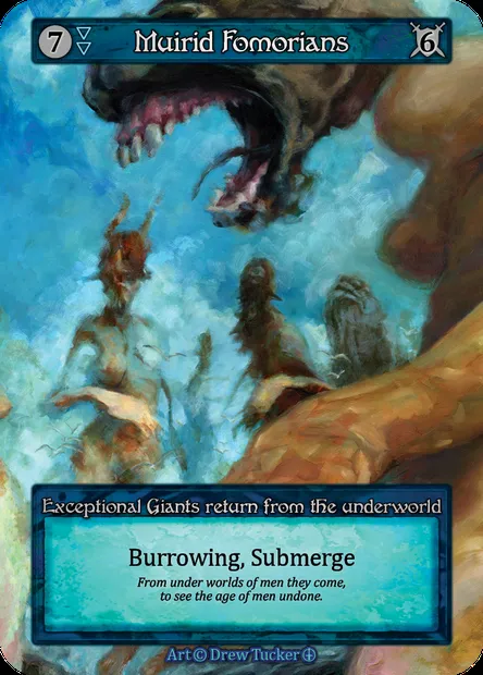 Muirid Fomorians, Sorcery card ATH 046 — Arthurian Legends set