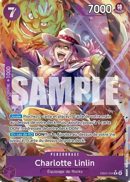 Charlotte Linlin, carte One Piece EB03-034 — extension ONE PIECE HEROINES EDITION