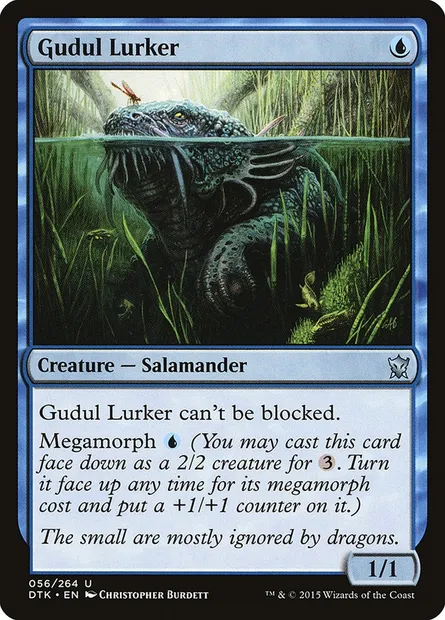Gudul Lurker, Magic card DTK 56 — Dragons of Tarkir set