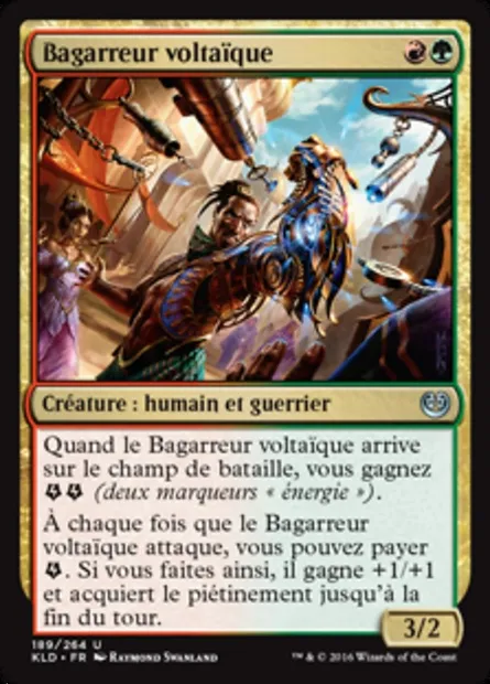 Bagarreur voltaïque, carte Magic KLD 189 — extension Kaladesh
