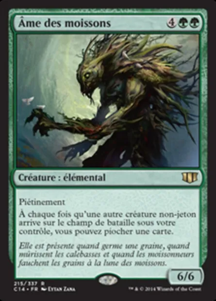 Âme des moissons, carte Magic C14 215 — extension Commander 2014