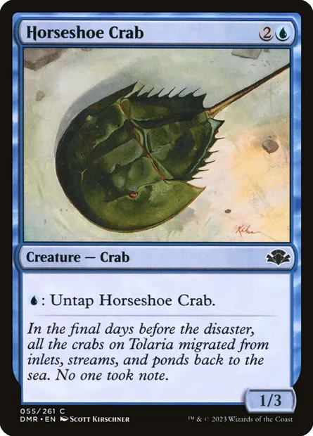 Horseshoe Crab, Magic card DMR 55 — Dominaria Remastered set