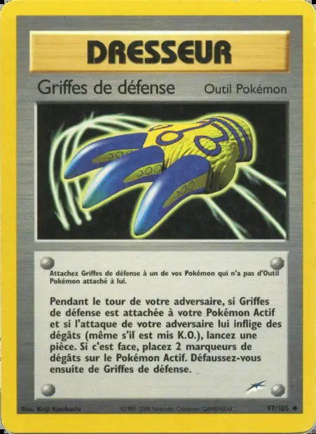 Griffes de défense, carte Pokémon NDE 97 — extension Neo Destiny