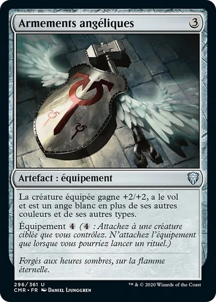 Armements angéliques, carte Magic CMR 296 — extension Commander Legends