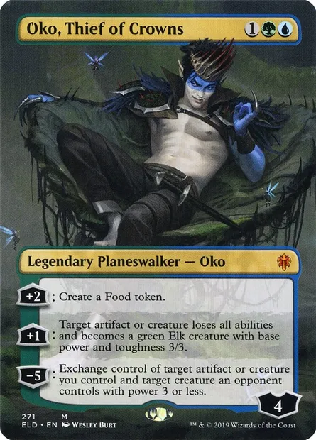 Oko, Thief of Crowns, Magic card ELD 271 — Throne of Eldraine set