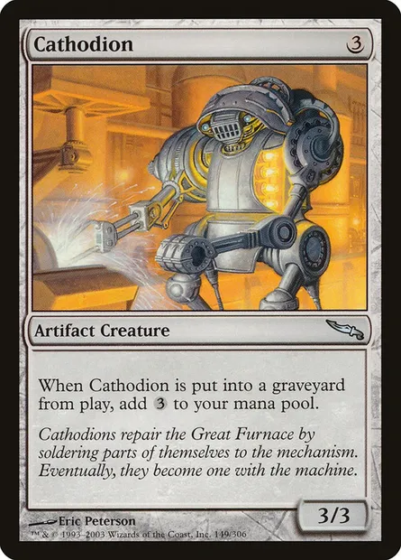 Cathodion, Magic card MRD 149 — Mirrodin set