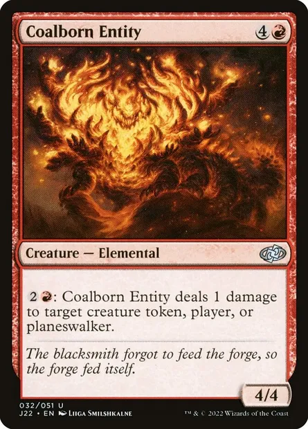 Coalborn Entity, Magic card J22 32 — Jumpstart 2022 set