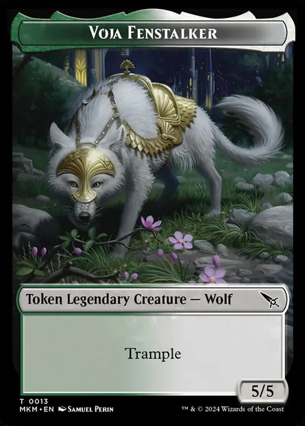 Voja Fenstalker, Magic card TMKM 13 — Murders at Karlov Manor Tokens set