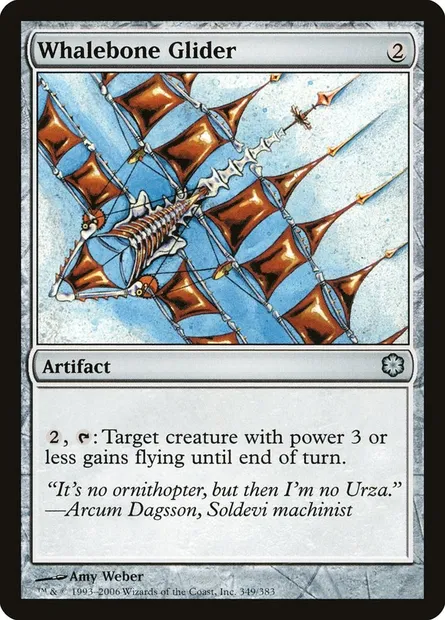 Whalebone Glider, Magic card CST 349 — Coldsnap Theme Decks set