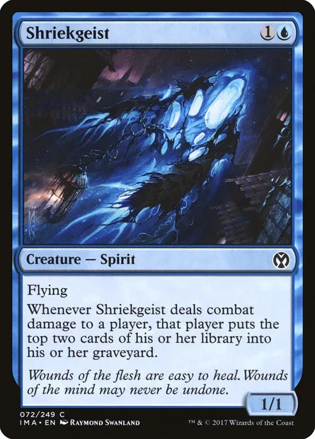 Shriekgeist, Magic card IMA 72 — Iconic Masters set