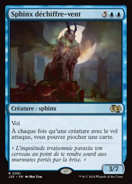 Sphinx déchiffre-vent, carte Magic J25 391 — extension Foundations Jumpstart