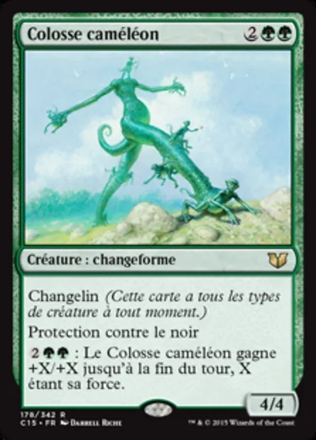 Colosse caméléon, carte Magic C15 178 — extension Commander 2015