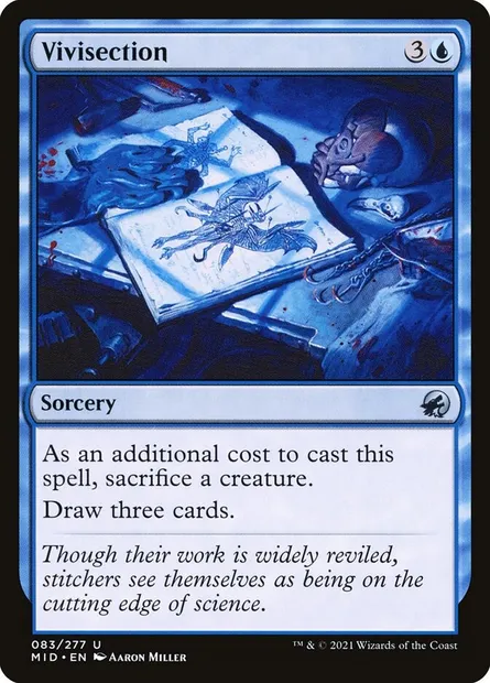 Vivisection, Magic card MID 83 — Innistrad: Midnight Hunt set