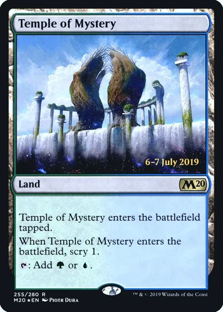 Temple of Mystery, Magic card PM20 255s — Core Set 2020 Promos set
