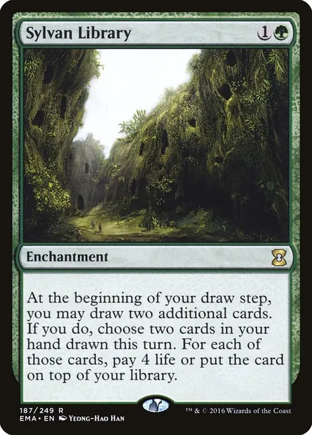 Bibliothèque sylvestre, carte Magic EMA 187 — extension Eternal Masters