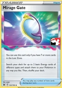 Portail Mirage, carte Pokémon PPS 163 — extension Play! Pokémon Prize Pack Series