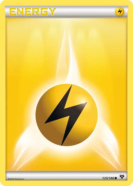 Lightning Energy, Pokémon card XY 135 — XY set