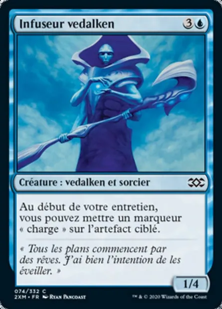 Infuseur vedalken, carte Magic 2XM 74 — extension Double Masters