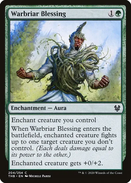 Warbriar Blessing, Magic card THB 204 — Theros Beyond Death set