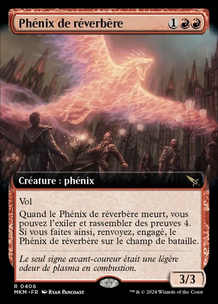 Phénix de réverbère, carte Magic MKM 406 — extension Murders at Karlov Manor