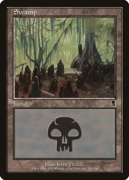 Swamp, Magic card ODY 339 — Odyssey set
