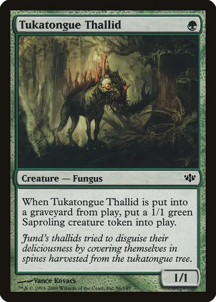 Tukatongue Thallid, Magic card CON 96 — Conflux set