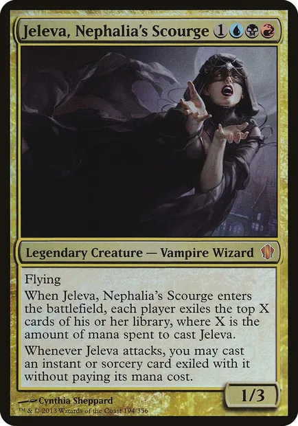 Jeleva, Nephalia's Scourge, Magic card OC13 194 — Commander 2013 Oversized set