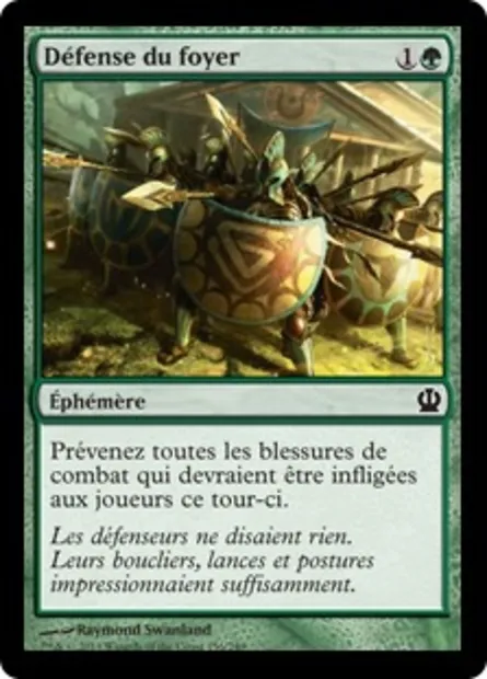 Défense du foyer, carte Magic THS 156 — extension Theros