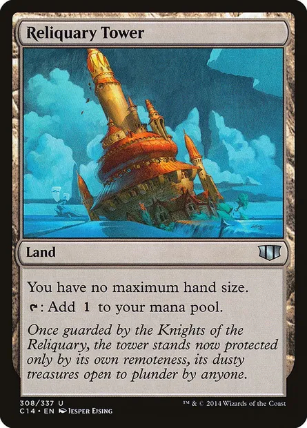 Reliquary Tower, Magic card C14 308 — Commander 2014 set