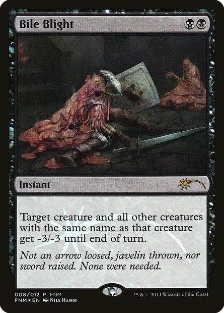 Fléau biliaire, carte Magic F14 8 — extension Friday Night Magic 2014