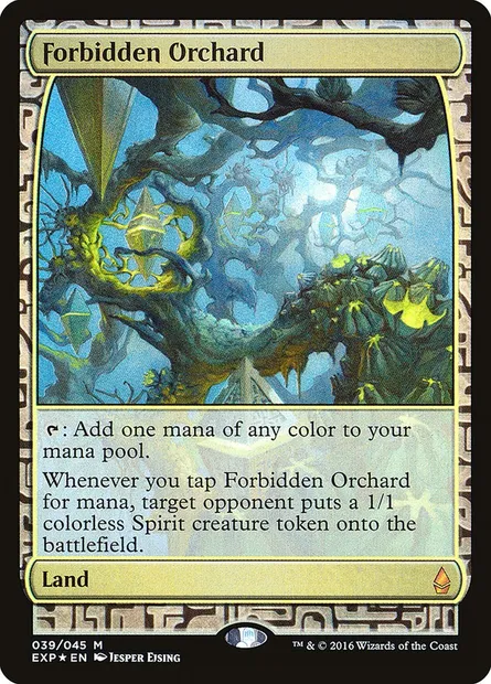 Cerisaie interdite, carte Magic EXP 39 — extension Zendikar Expeditions